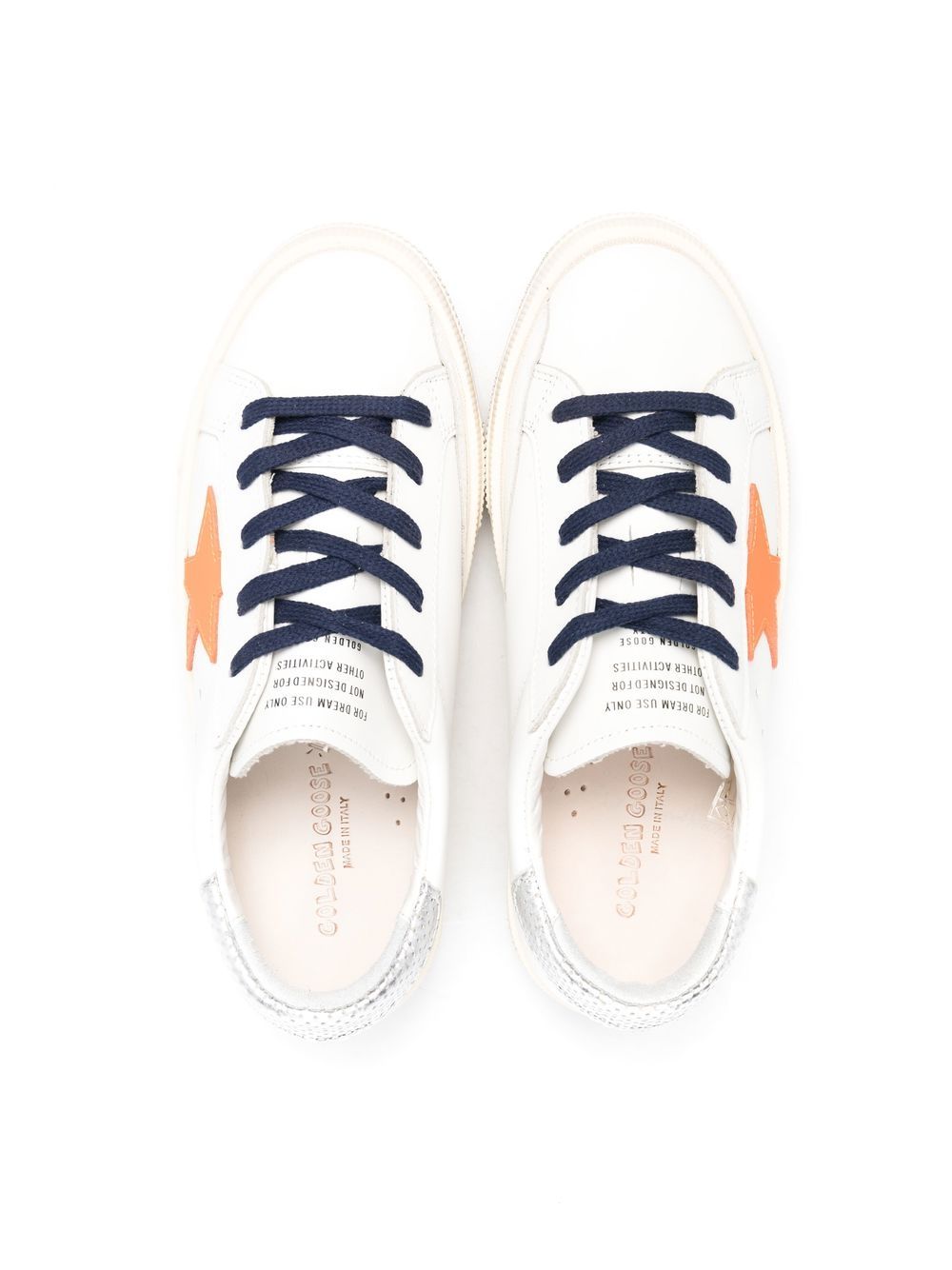 Shop Golden Goose May Low-top Sneakers In White