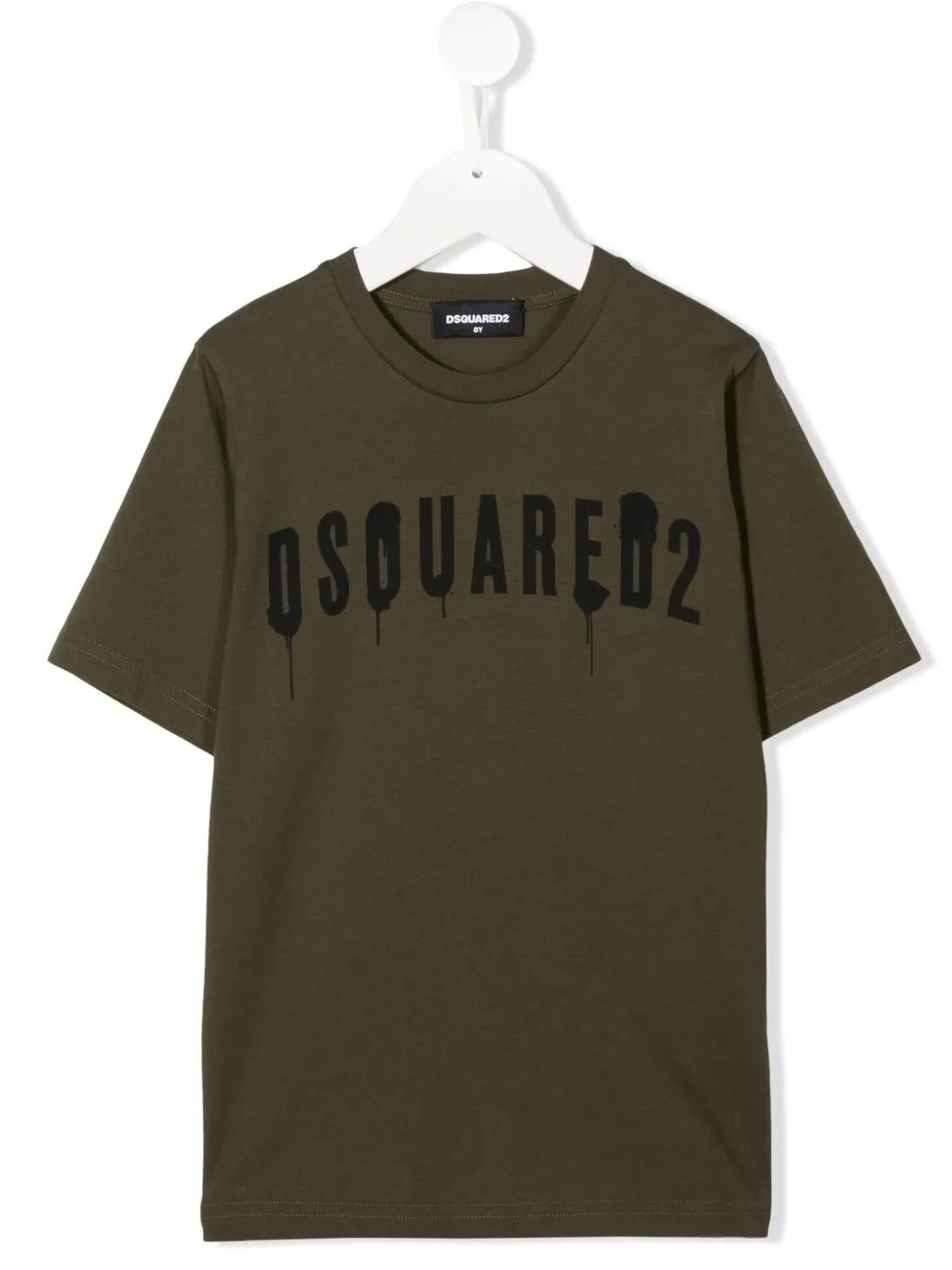 

Dsquared2 Kids playera con logo estampado - Verde