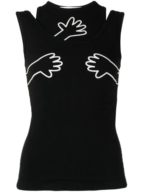 Natasha Zinko camiseta con estampado gráfico