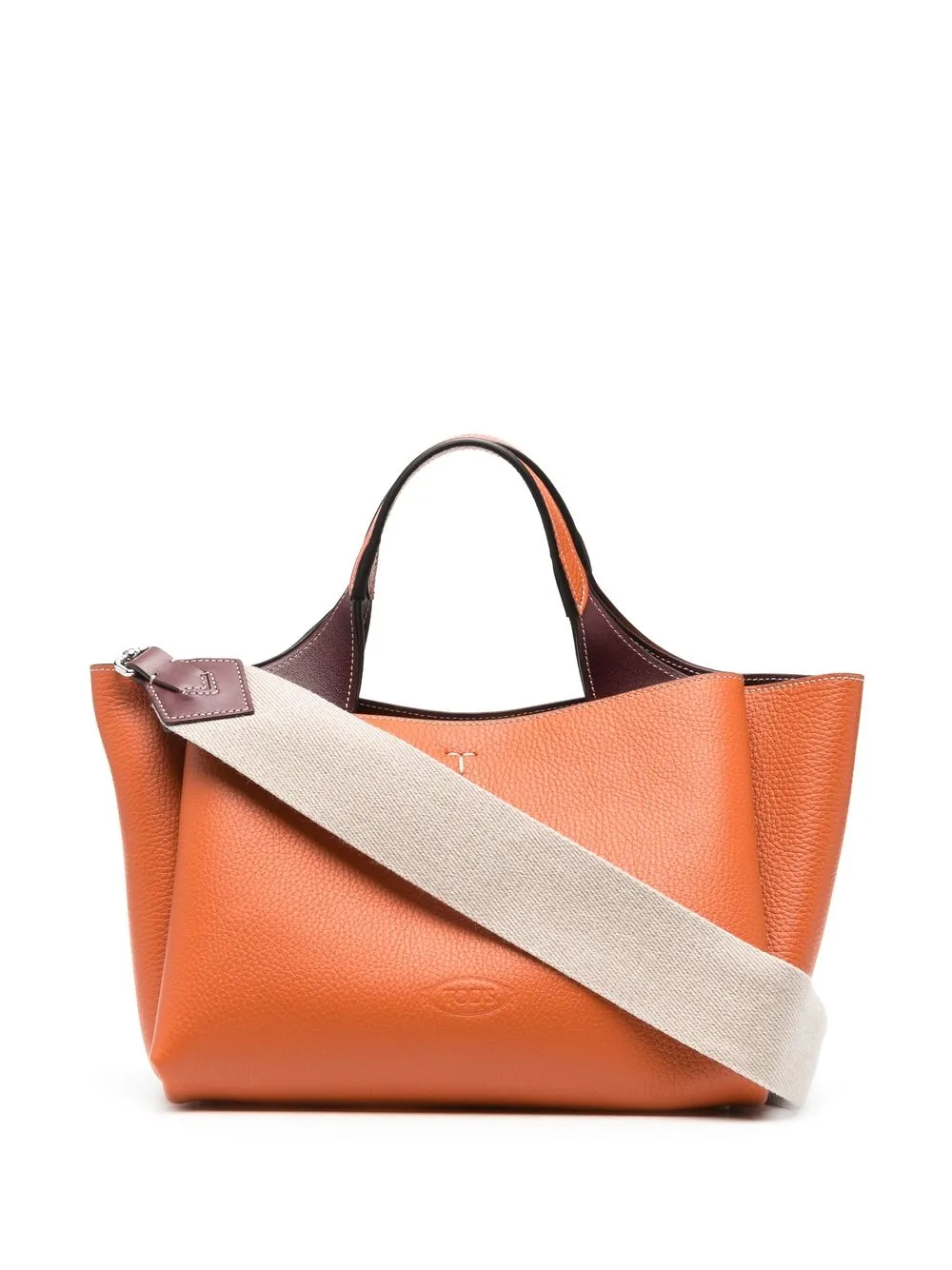 

Tod's tote mini con asas - Marrón