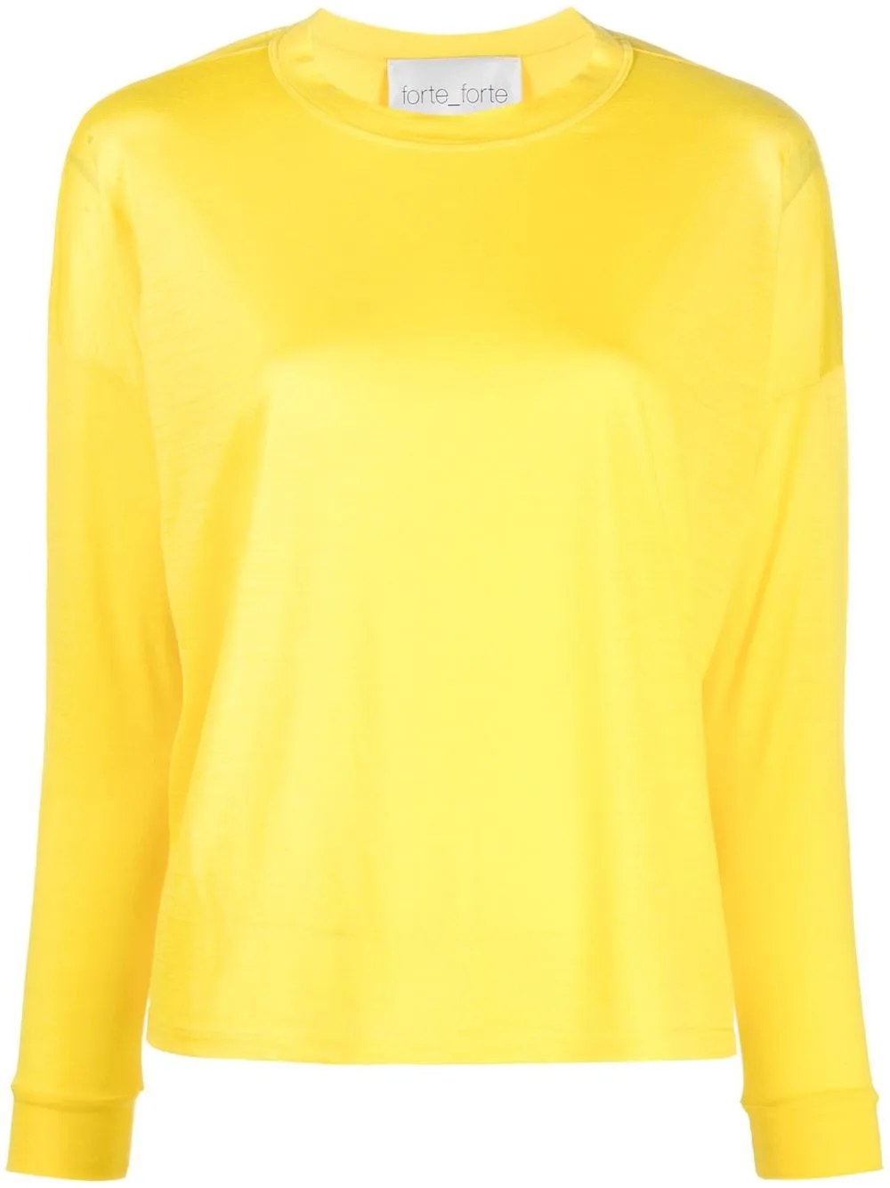 

Forte Forte playera manga larga - Amarillo