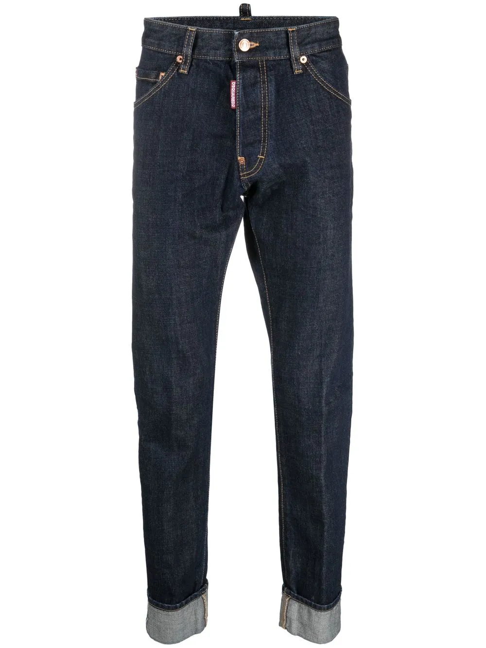 

Dsquared2 jeans con parche del logo - Azul