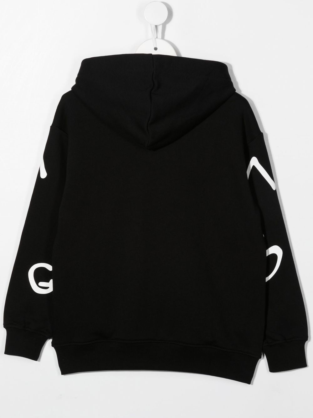 Image 2 of MSGM Kids all-over logo-print hoodie
