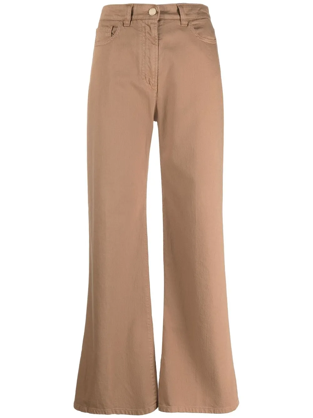 

Seventy high-waisted flared trousers - Green