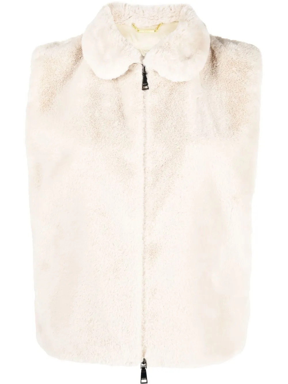 

Seventy contrasting-panel feather-down gilet - Neutrals