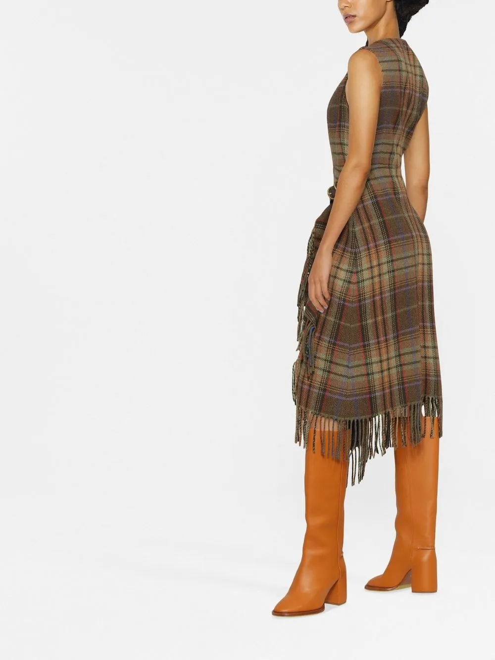 Ralph lauren fringe dress clearance