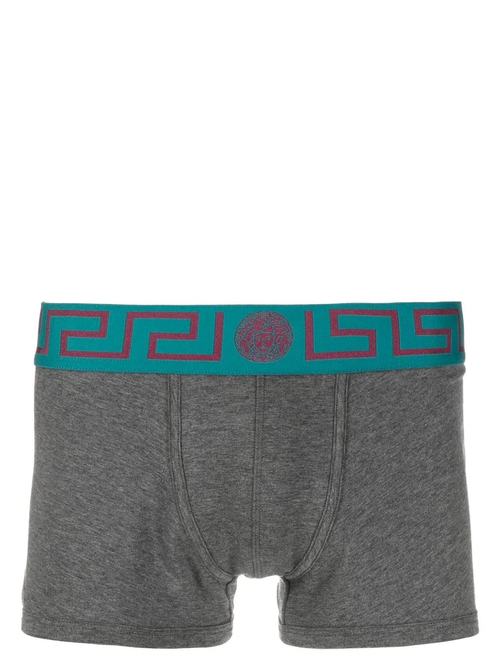 

Versace logo embroidered boxers - Grey