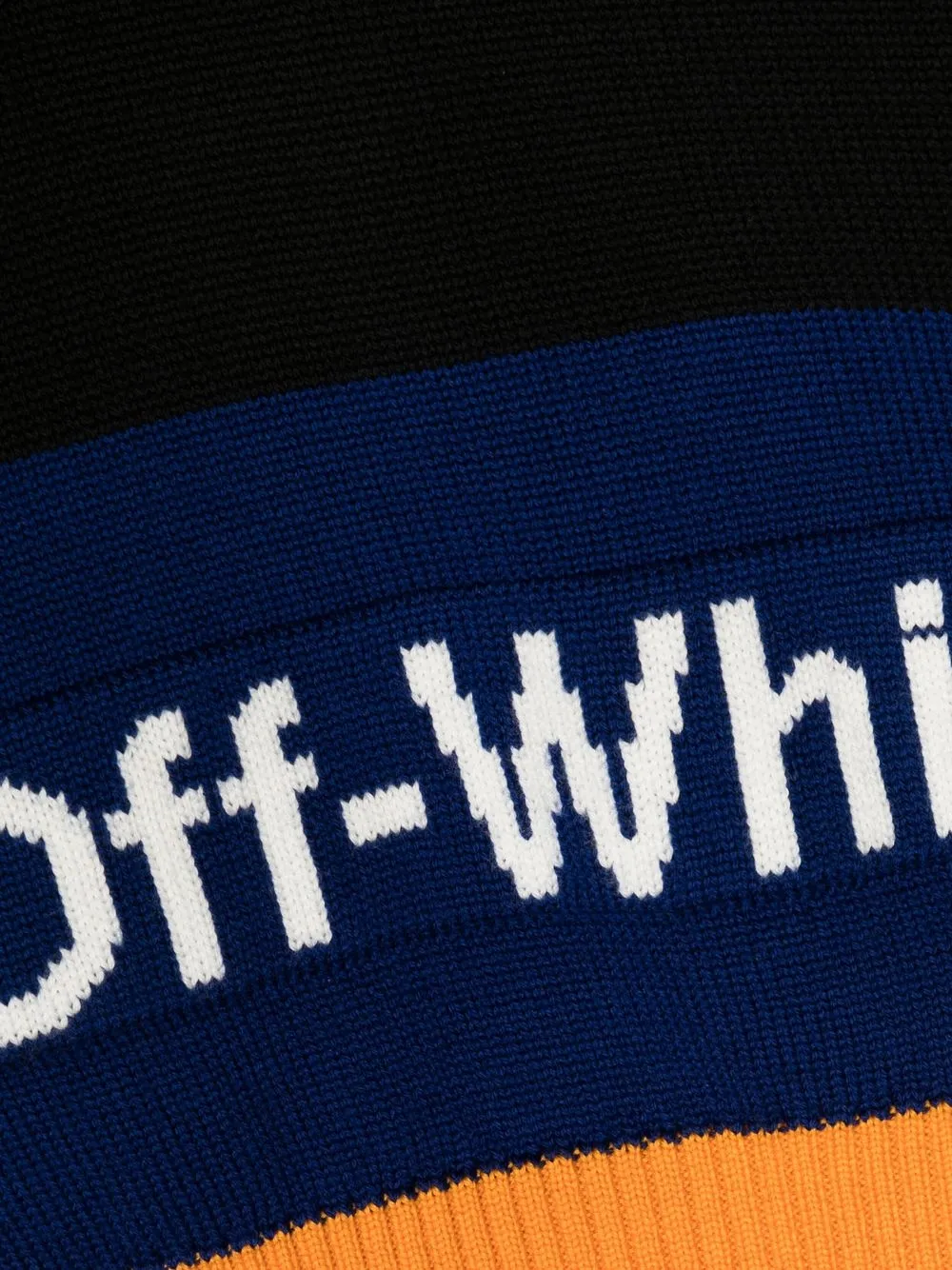 INTARSIA-KNIT PANELLED JUMPER