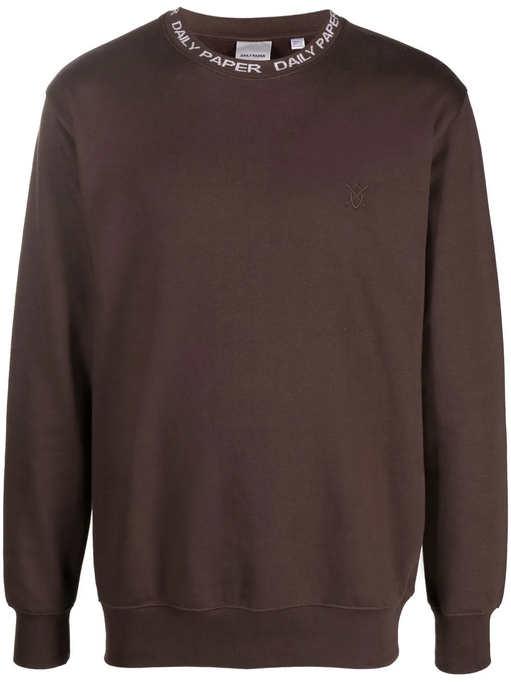 

Daily Paper logo-print sweatshirt - Brown