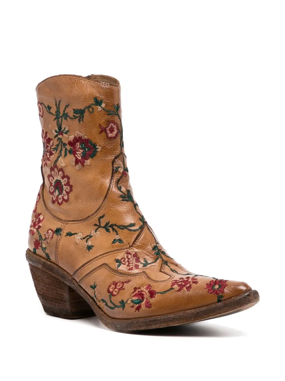 Fauzian Jeunesse floral-embroidered ankle boots | Ankle Boots | Image 2