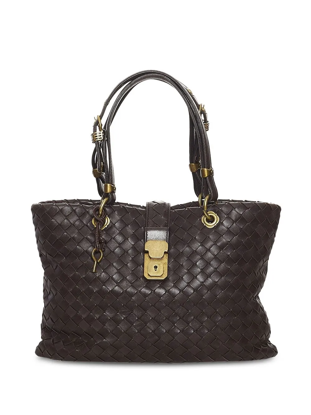 

Bottega Veneta Pre-Owned Roma top-handle bag - Brown