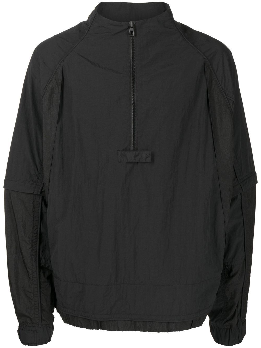 SONGZIO half-zip pullover shirt - Black