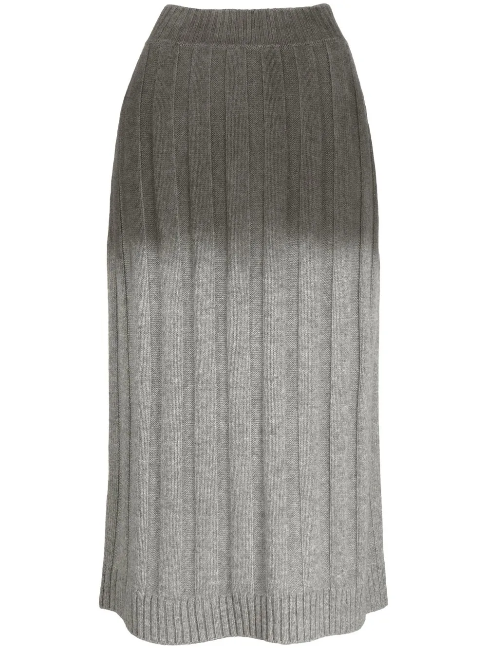 

Fabiana Filippi high-waisted knitted skirt - Grey