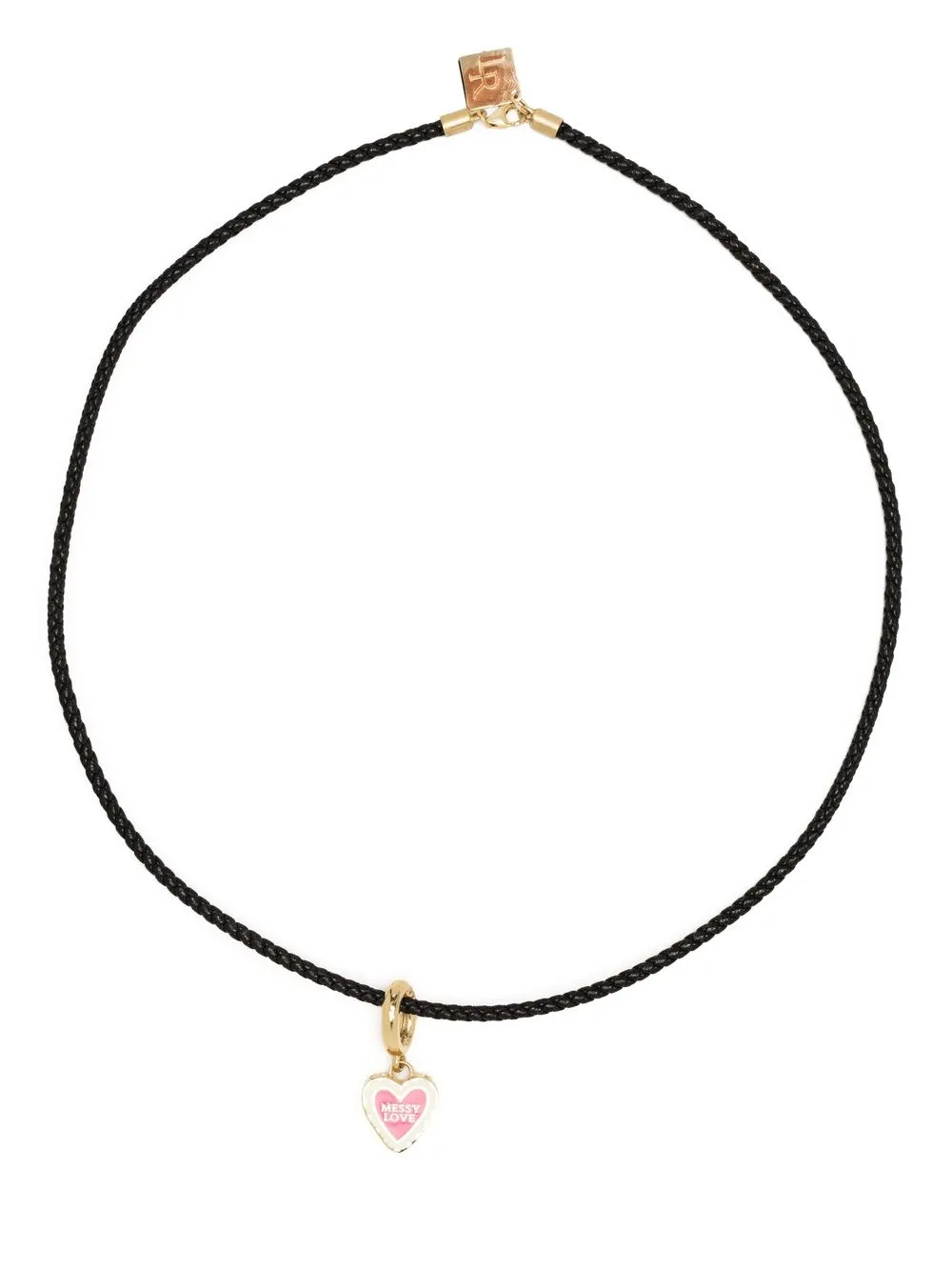 

Lauren Rubinski collar en oro amarillo de 14kt con dije de corazón - Dorado