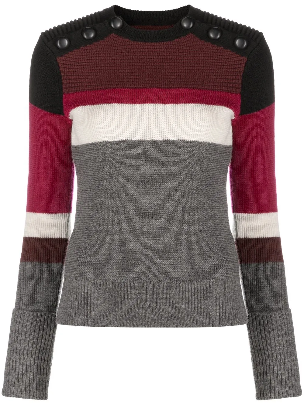 

Isabel Marant Étoile striped wool jumper - Grey