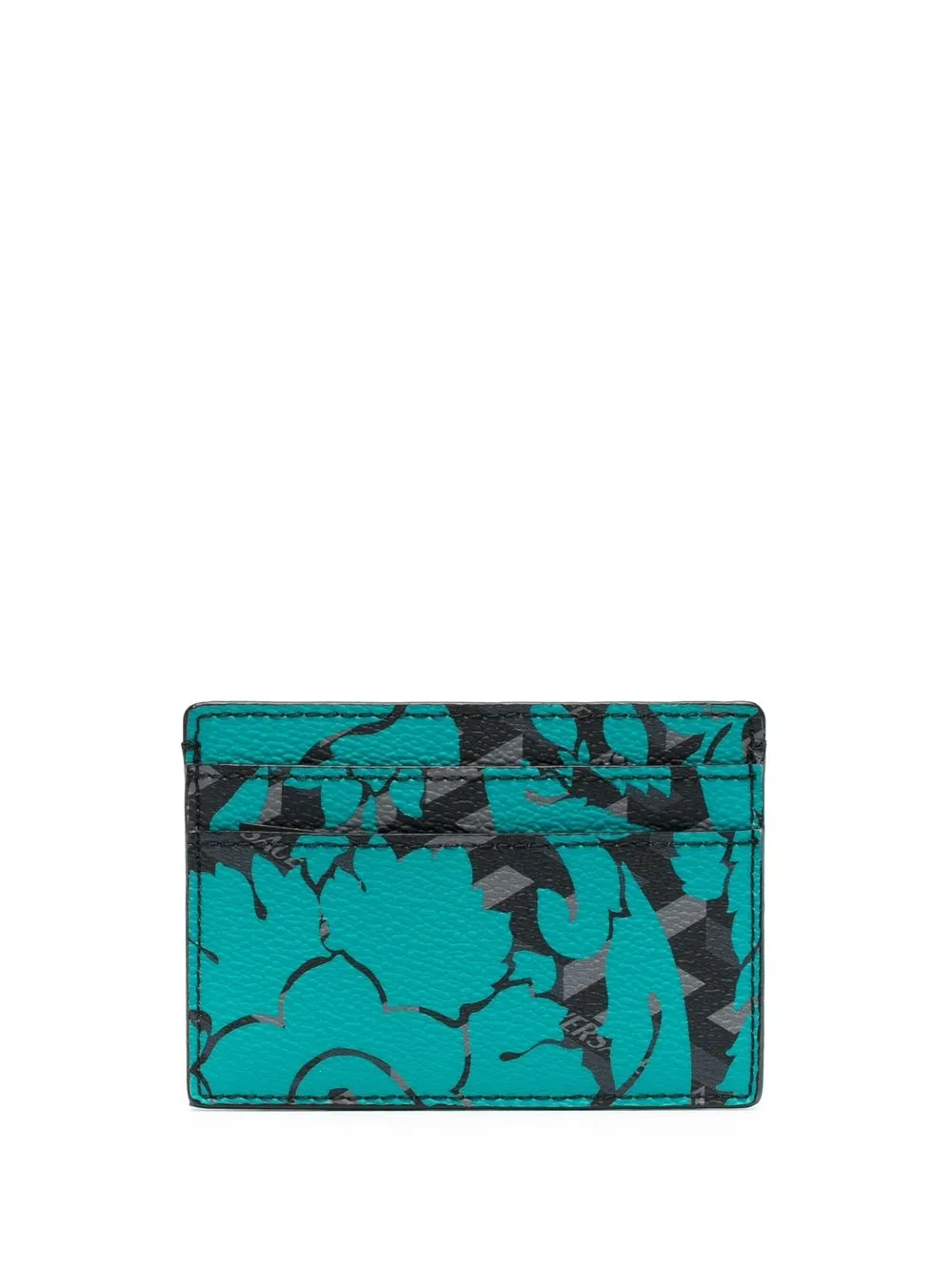 

Versace Greca-print cardholder - Black