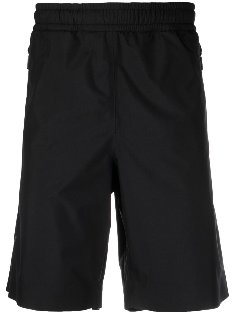 

Moncler Grenoble shorts con pretina elástica - Negro