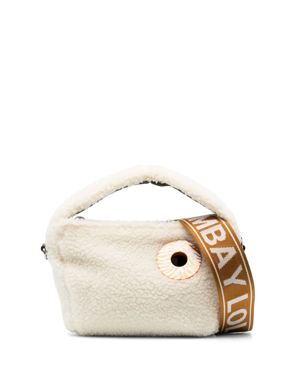 

Bimba y Lola bolsa crossbody de lana artificial - Neutro