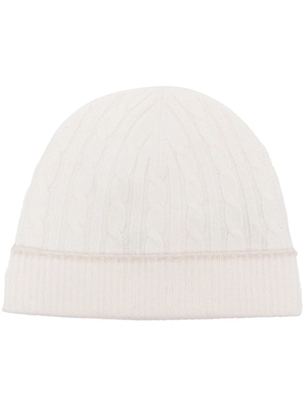 

Eleventy gorro con tejido de ochos - Blanco