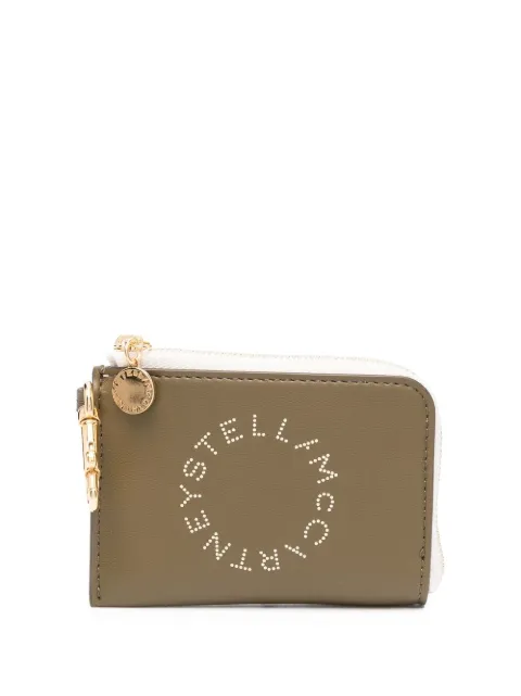 Stella McCartney logo-print zip-fastening wallet