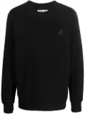 Golden Goose logo-print cotton sweatshirt - Black