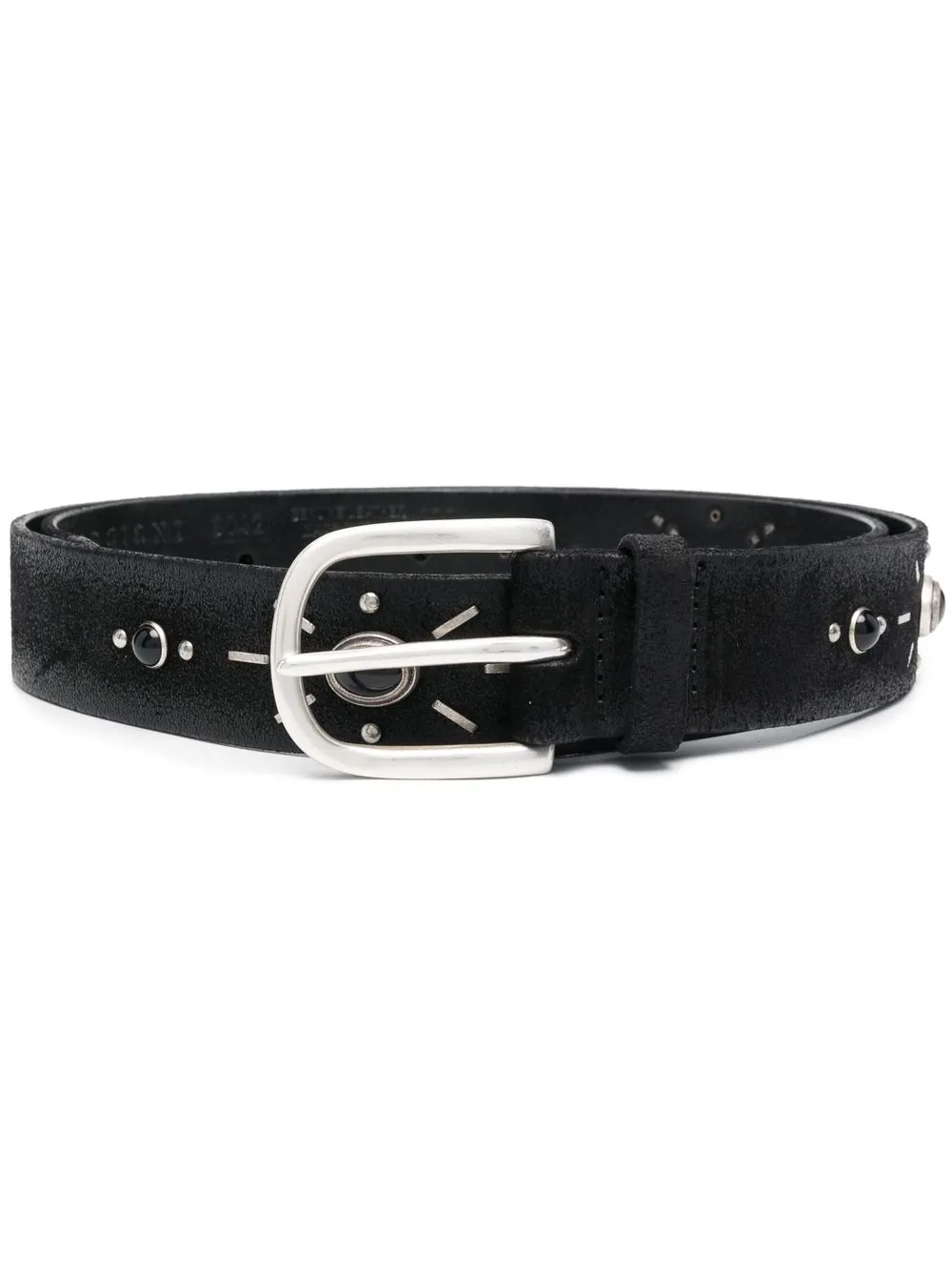 

Orciani embellished leather belt - Black