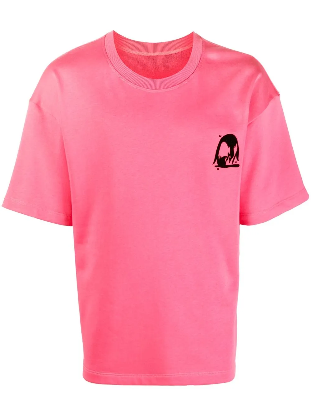 

STYLAND playera con logo estampado - Rosado