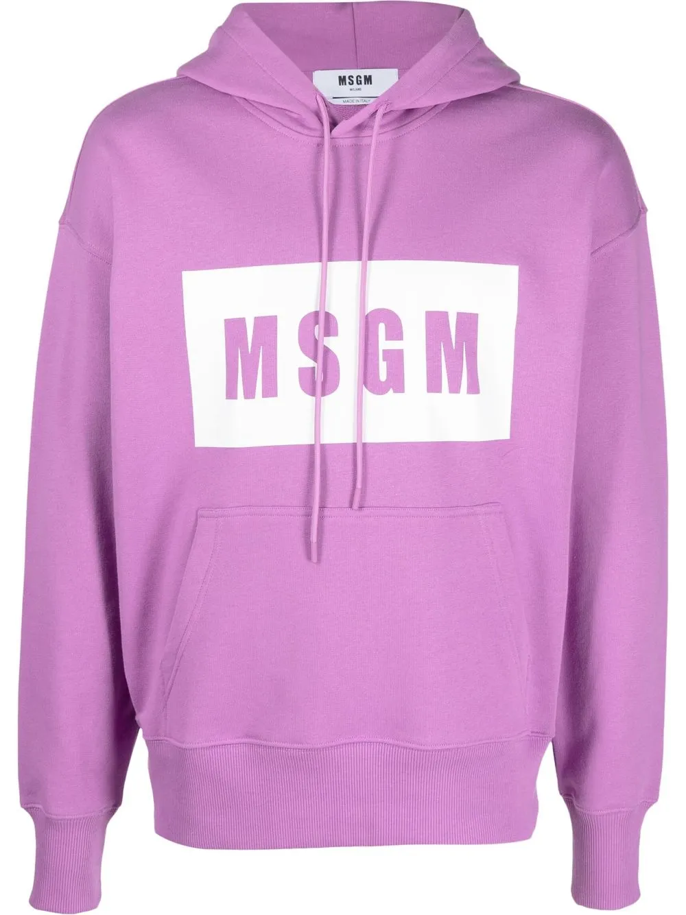 

MSGM hoodie con logo estampado - Morado