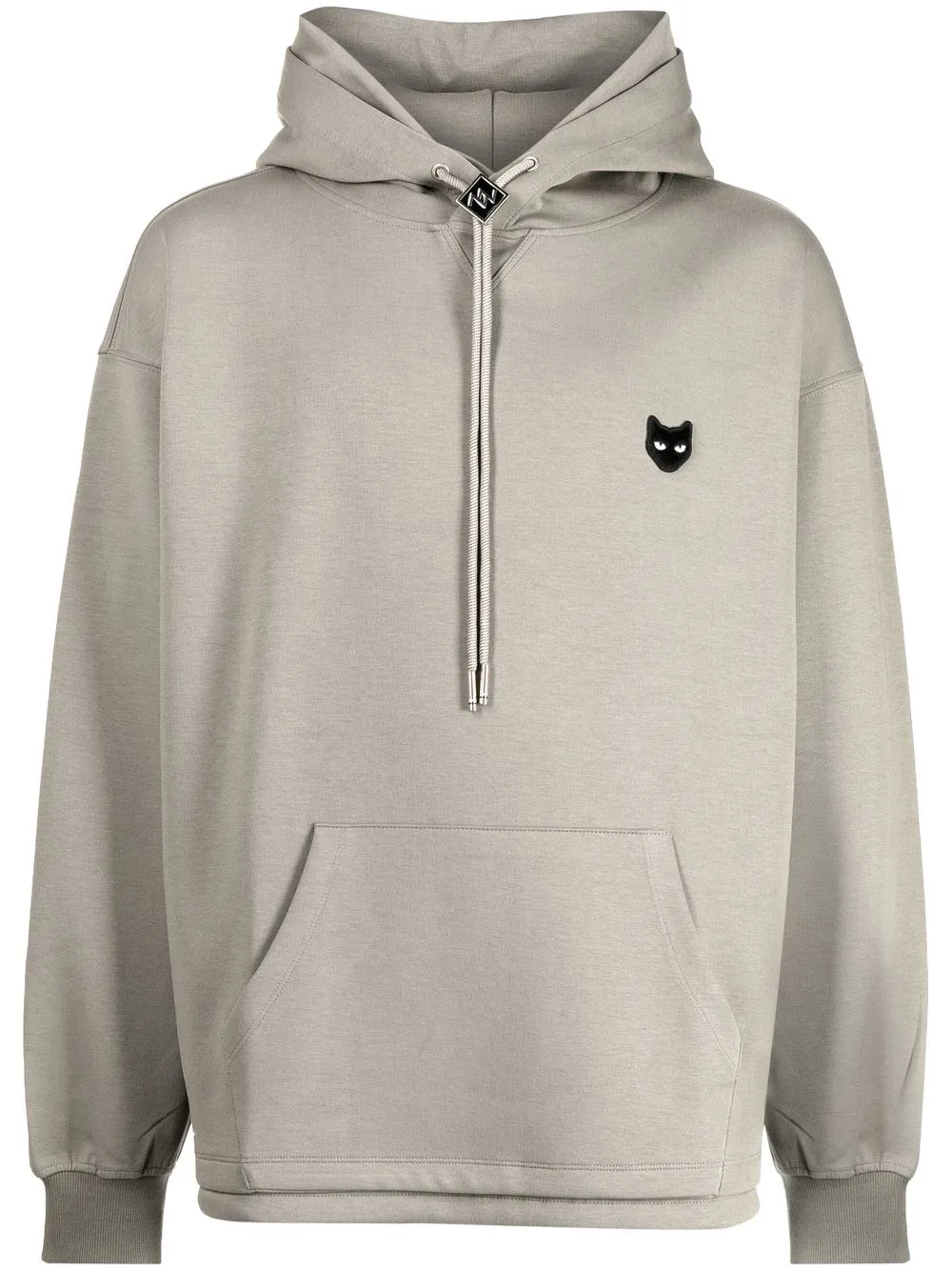 

ZZERO BY SONGZIO hoodie con aplique del logo - Gris