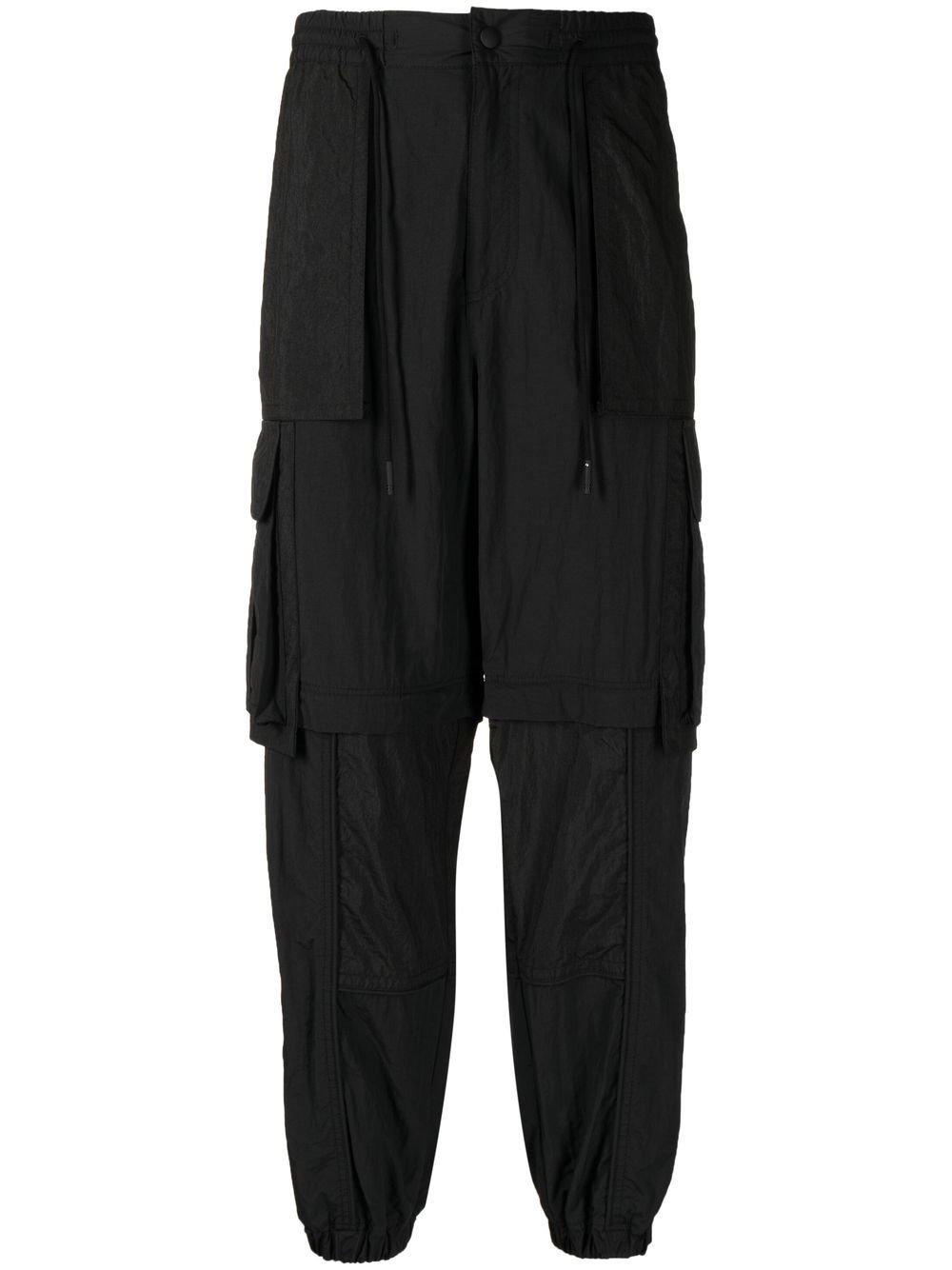 

SONGZIO panelled cargo trousers - Black