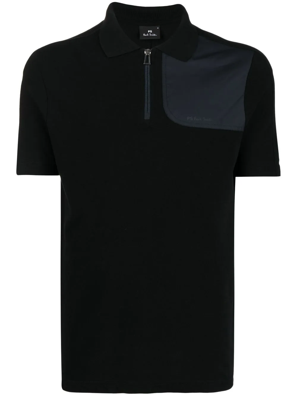 

PS Paul Smith playera tipo polo con cierre - Negro