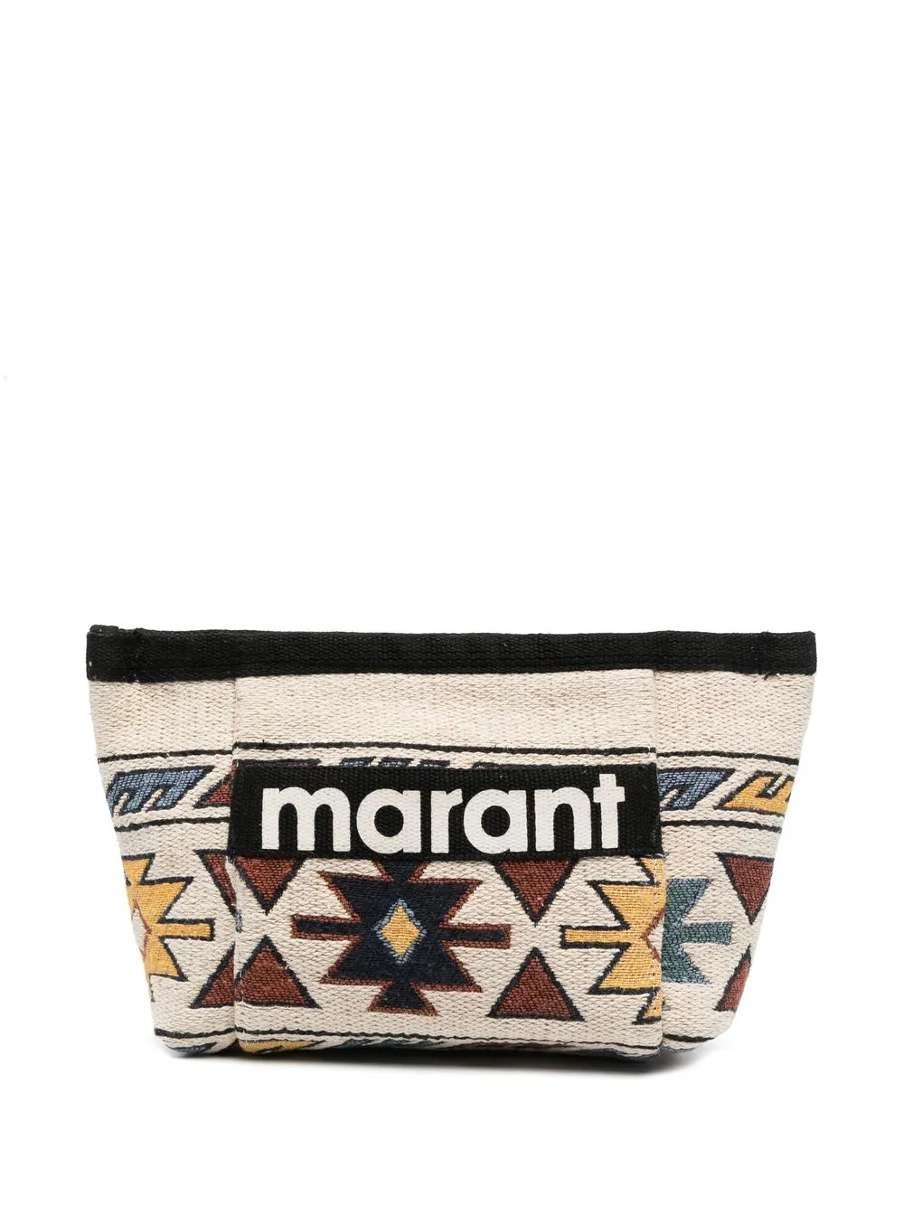 

Isabel Marant bolsa de mano con motivo geométrico - Neutro