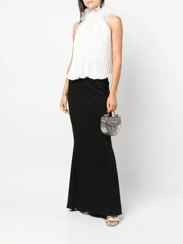 stretch maxi skirt