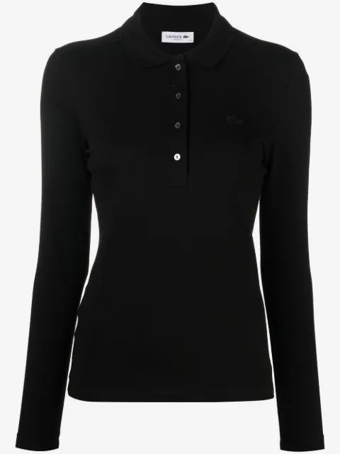 Lacoste stretch-cotton polo top