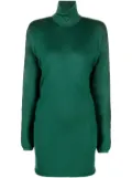 Philosophy Di Lorenzo Serafini draped-sleeve knitted dress - Green
