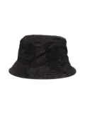 Off-White Kids logo-print bucket hat - Black