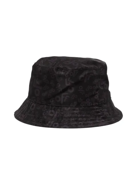 Off-White Kids logo-print bucket hat