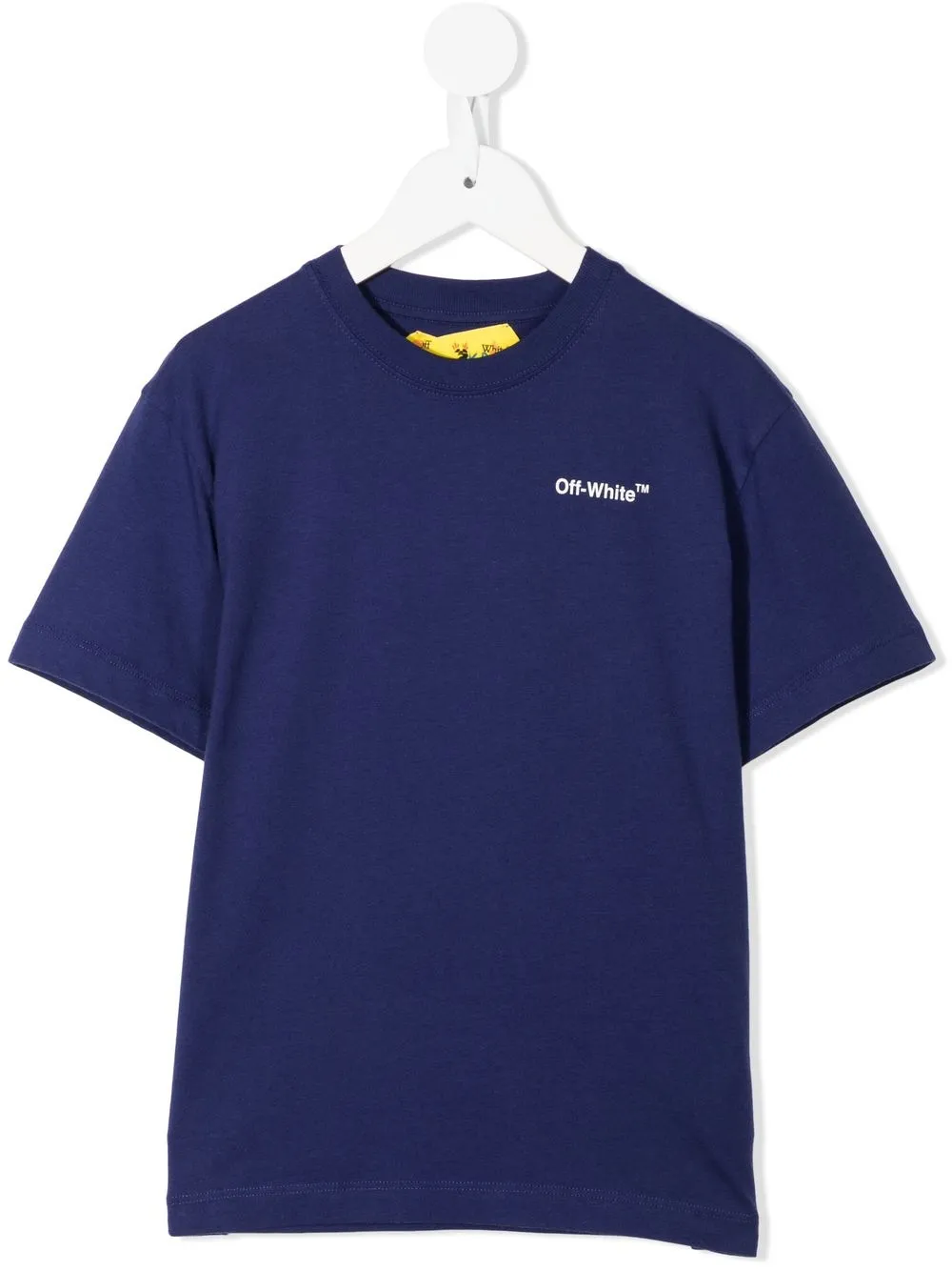 

Off-White Kids playera Logo Industrial - Azul