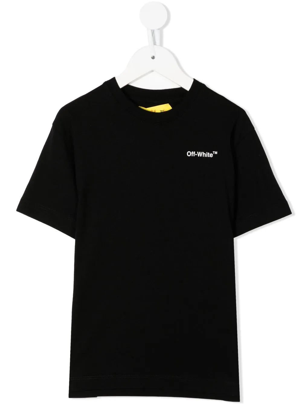 

Off-White Kids Logo Industrial cotton T-shirt - Black