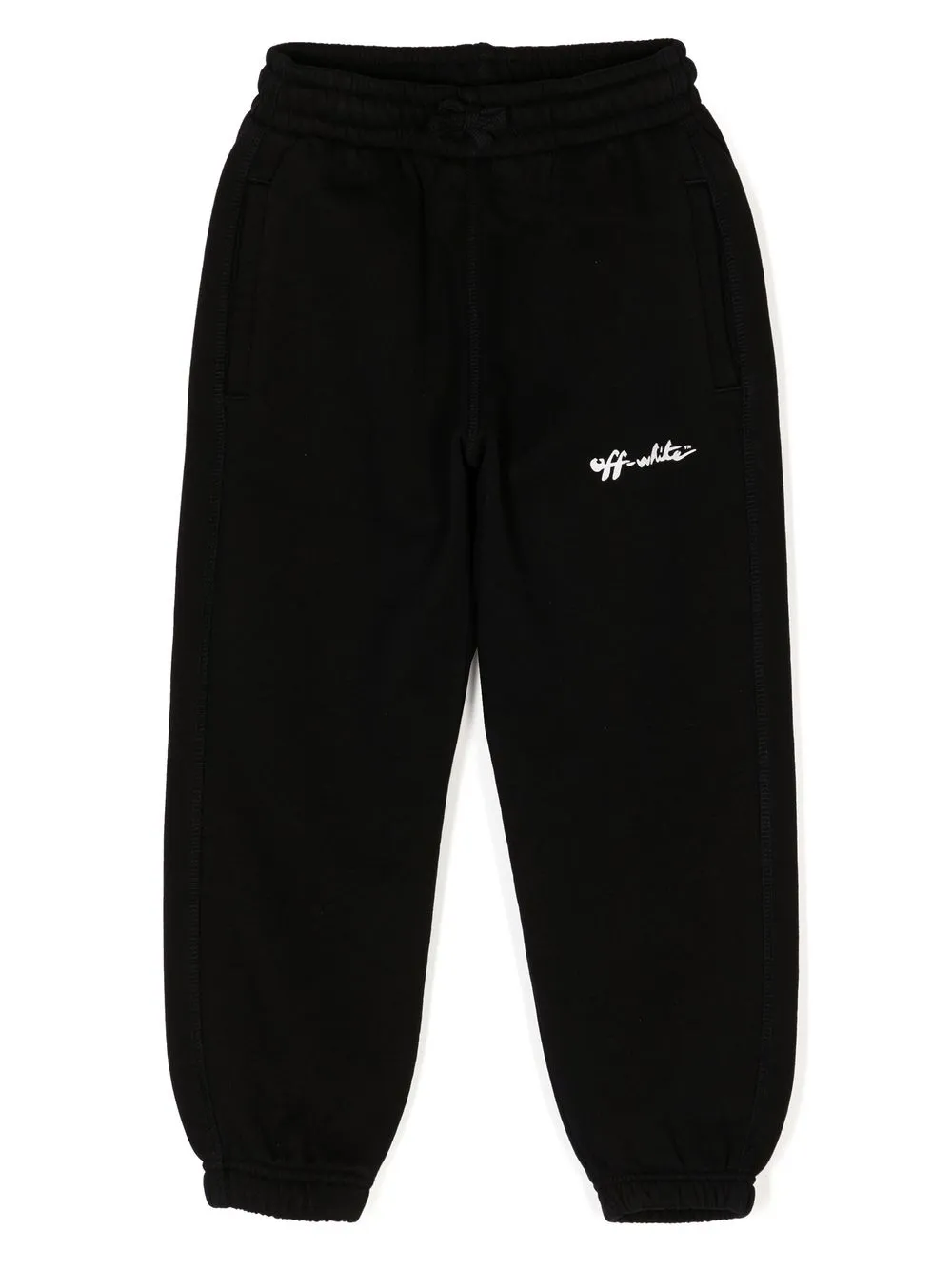 

Off-White Kids logo-print drawstring track pants - Black