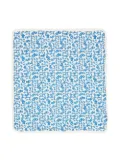 Off-White Kids logo-print cotton blanket
