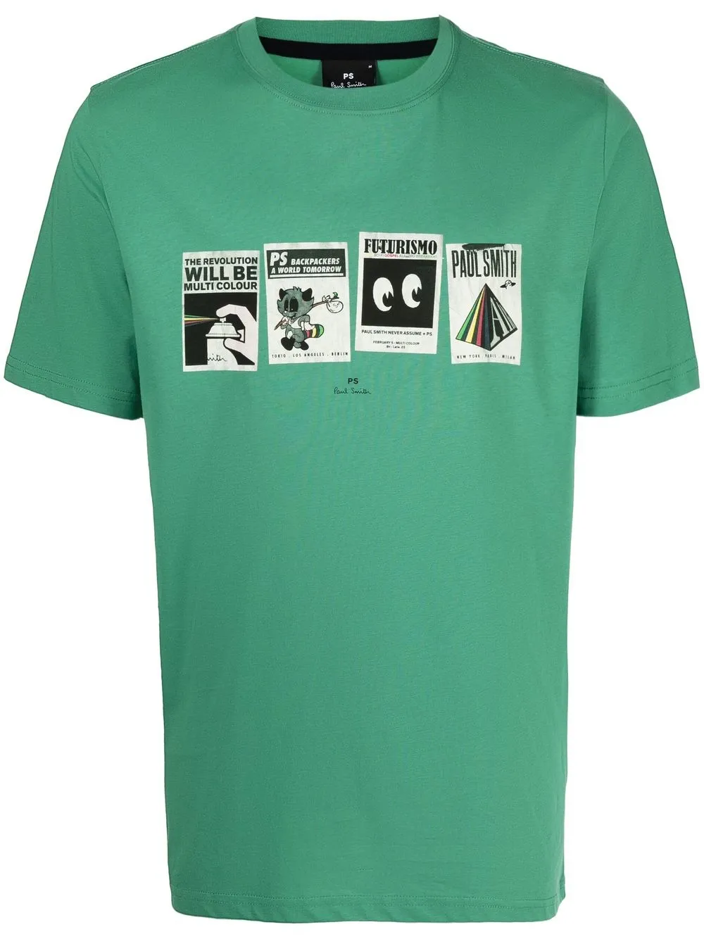 

PS Paul Smith playera con estampado gráfico - Verde