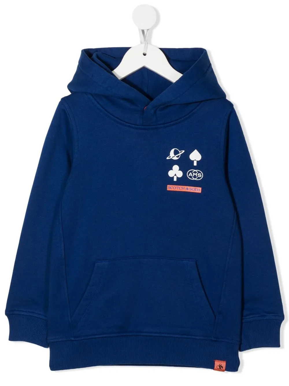 

Scotch & Soda hoodie con logo estampado - Azul