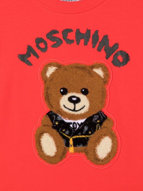 Moschino Kids Teddy Bear-detail Sweatshirt - Farfetch