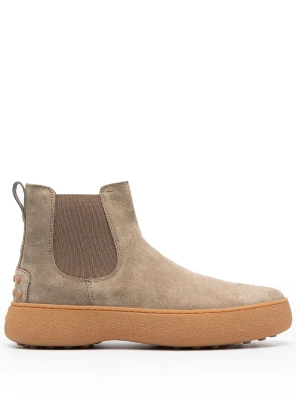 tod's suede chelsea boots