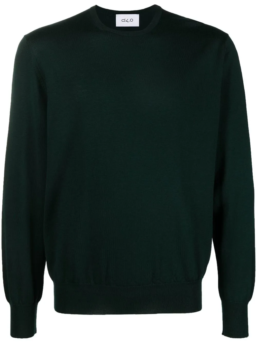 

D4.0 crew-neck virgin wool jumper - Green