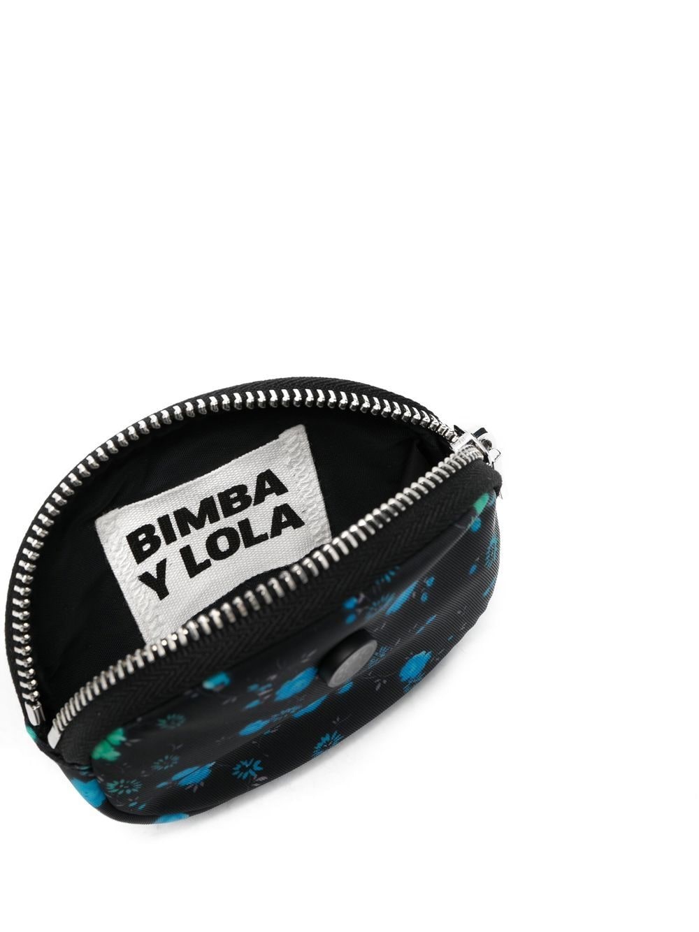 Shop Bimba Y Lola Floral-print Coin Purse In Schwarz