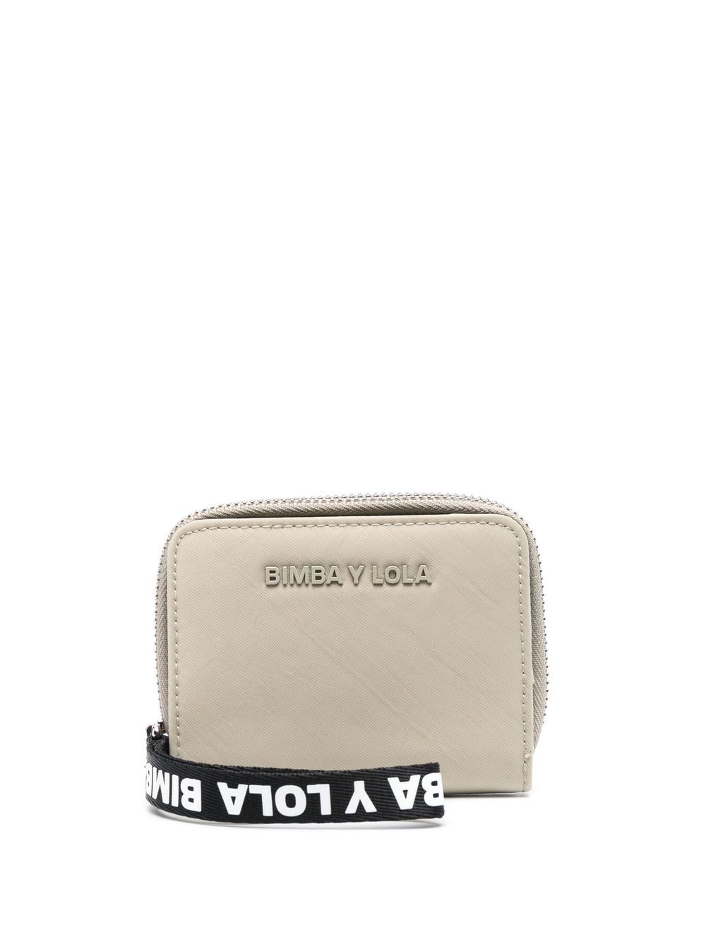 Bimba Y Lola Small Logo-strap Purse In Grün