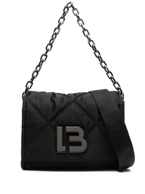 Bimba y Lola Medium logo-plaque Quilted Shoulder Bag - Farfetch
