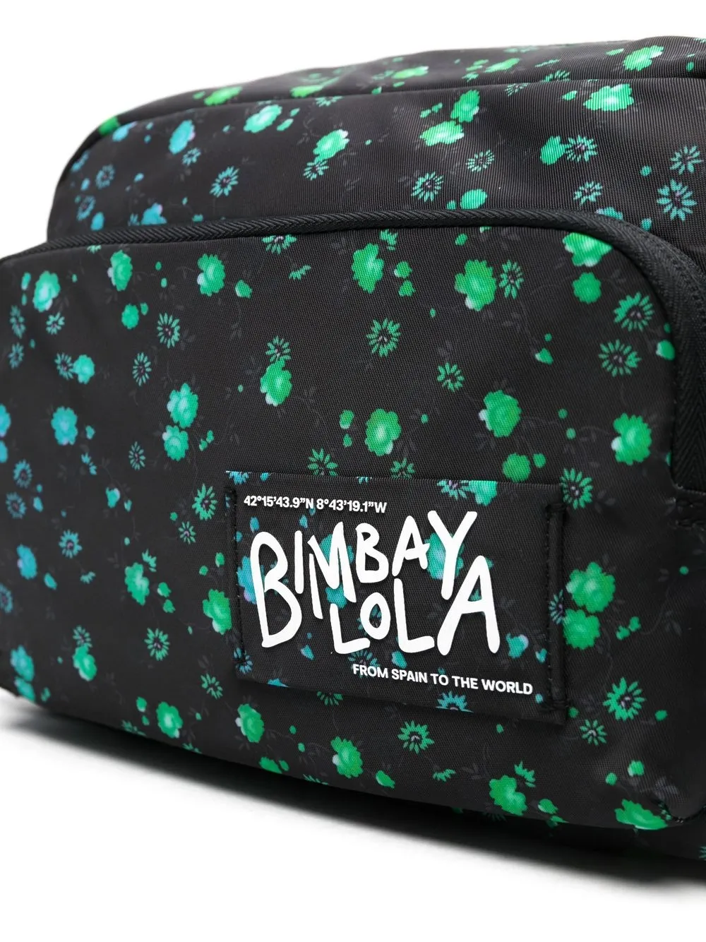 BIMBA Y LOLA LOGO-PRINT DETAIL CROSSBODY BAG